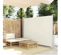 vidaXL Auvent latéral rétractable de patio 170x300 cm Crème