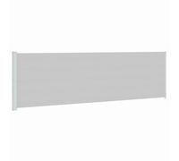 vidaXL Auvent Latéral Rétractable de Patio Ecran de Jardin Ecran d'Intimité Terrasse Balcon Extérieur Résistance aux UV 180x600 cm Gris