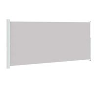 vidaXL Marquise latérale extensible 220x500 cm Gris – Résistance aux UV