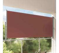 vidaXL Auvent latéral rétractable de patio - Marron - 160x300 cm