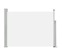 vidaXL Marquise latérale extensible 120×500 cm Crème