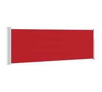 vidaXL Marquise latérale extensible 100x300 cm rouge