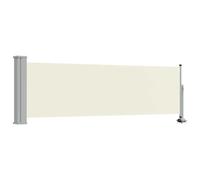 vidaXL Store latéral rétractable pour patio – Résistant aux UV, 80x300 cm, Crème