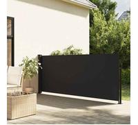 vidaXL Auvent latéral rétractable noir 100x300 cm 4004264