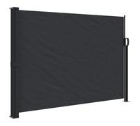 vidaXL Store latéral extensible noir 140x300 cm