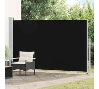 vidaXL Auvent latéral rétractable - Noir 180x300 cm