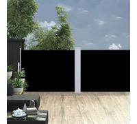 VidaXL Auvent latéral rétractable - Noir