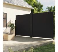 vidaXL Auvent latéral rétractable noir 220x1000 cm