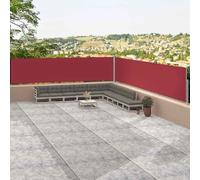 vidaXL Auvent latéral rétractable - Rouge