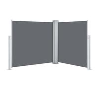 vidaXL Auvent Latéral Rétractable Store Latéral Brise-Vue Abri Soleil Jardin Terrasse Balcon Exterieur Résistant aux UV Anthracite 120x600 cm