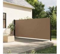 vidaXL Auvent latéral rétractable taupe 180x600 cm, écran d’intimité de jardin, brise-vue de balcon, écran d'extérieur, 4004544