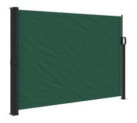 vidaXL Marquise latérale extensible 4004305 Vert foncé 140x300 cm