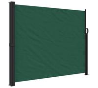 vidaXL Marquise latérale extensible vert foncé 170x300 cm