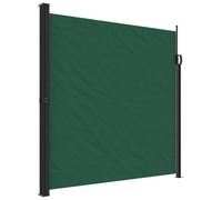 vidaXL Marquise latérale extensible vert foncé 200x300 cm