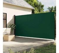vidaXL Auvent latéral rétractable vert foncé 220x300 cm