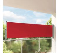 Tuinscherm uittrekbaar 100x300 cm rood48342