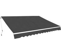 Vidaxl Auvent manuel 350 cm Anthrazit