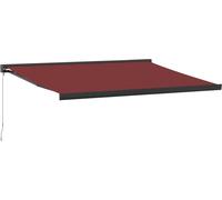vidaXL Auvent manuel rouge vin 450x300 cm