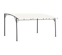 vidaXL Protection solaire de jardin 4 x 3 x 2,55 m Blanc crème