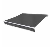 vidaXL Store banne motorisé 400 cm Anthracite