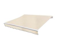 Luifel gemotoriseerd uitschuifbaar 400 cm crÃme275556