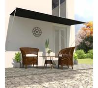 VIDAXL Auvent rétractable - 400x150 cm - Anthracite
