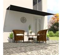 vidaXL Store rétractable 400×150 cm Anthracite