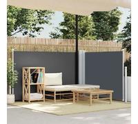 vidaXL Auvent latéral rétractable Anthracite 100 x 600 cm