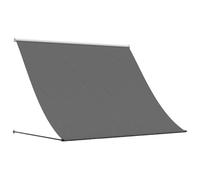 vidaXL Auvent rétractable anthracite 200x150 m tissu et acier, store, auvent de patio, auvent de fenêtre, stores, auvent de 368752
