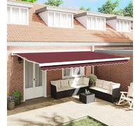 vidaXL Store automatique rouge bourgogne 500x300 cm