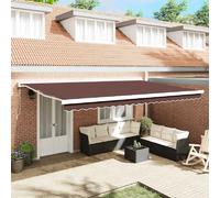 vidaXL Store automatique brun 500x300 cm