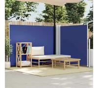 vidaXL Auvent rétractable - Bleu 140x1000 cm