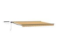 vidaXL Auvent rétractable électrique 4,5 × 3,5 m, Couverture de terrasse extérieure, auvent électrique rétractable Moderne, Protection Polyvalente, résistant aux intempéries