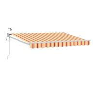 Auvent électrique rétractable vidaXL, multicolore, 2,5 x 2 m