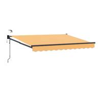 Auvent électrique rétractable vidaXL, couleur sable