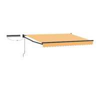 vidaXL Auvent rétractable électrique Sable 100% Polyester et Aluminium