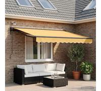 vidaXL Auvent rétractable électrique 3 x 2,5 m Couleur sable