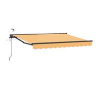 vidaXL Auvent rétractable électrique Sable 4,5 × 3,5 m