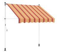 vidaXL Store à enroulement manuel multicolore 300 x 115 x 300 cm