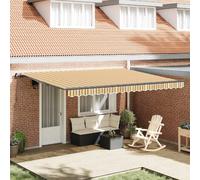 vidaXL Auvent rétractable Multicolore 450 × 350 cm