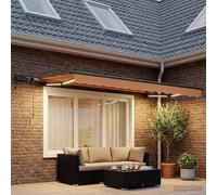 vidaXL Auvent rétractable Sable 350 x 250 cm Tissu et Aluminium