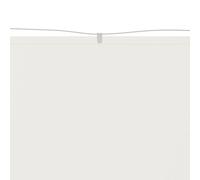 Vidaxl Auvent Vertical Blanc 140x600 Cm Tissu Oxford Blanc