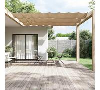 vidaXL Store vertical Taupe 60x1200 cm Tissu Oxford