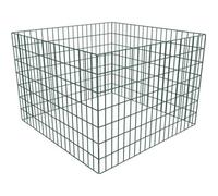 vidaXL Composteur de jardin mailles carrées 100 x 100 x 70 cm
