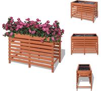 vidaXL Bac à fleurs 100x50x71 cm Bois - Pots de fleurs & Jardinières