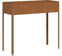 vidaXL Bac à plantes 100,5x40,5x90 cm acier corten