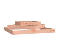 vidaXL Bac à plantes 112x112x27 cm Bois massif Douglas