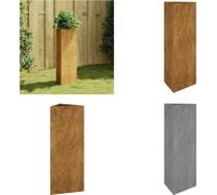 vidaXL Bac à plantes 30x26x75 cm Cortenstahl - Bac à plantes - Planteur de jardin - Pots à plantes - Pots à plantes Pour l'extérieur