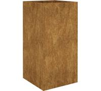 vidaXL Bac à plantes 40x40x80 cm acier corten