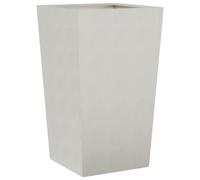 vidaXL Bac à plantes 45x45x75 cm acier inoxydable